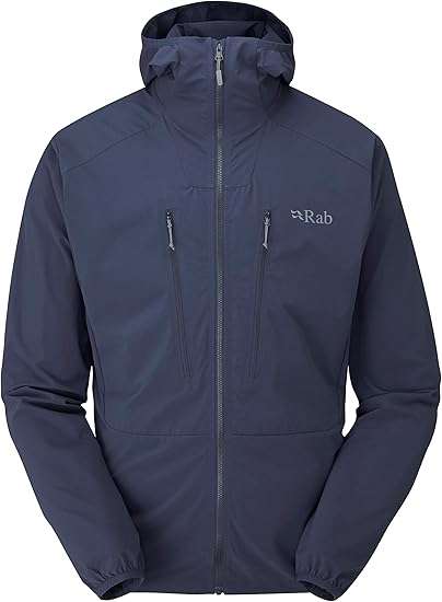 Rab Men's Borealis Softshell Jacket Lightweight Coat for Hiking & Climbing 