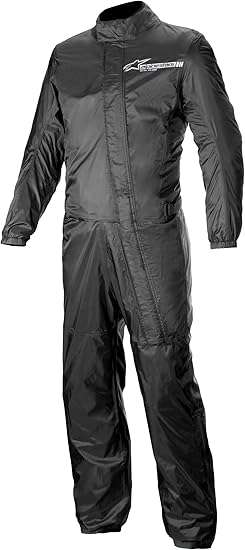 Alpinestars Hurricane Rain V2 Waterproof Motorcycle Suit, Lightweight Rain Gear with Reflective Safety Features for Riders 