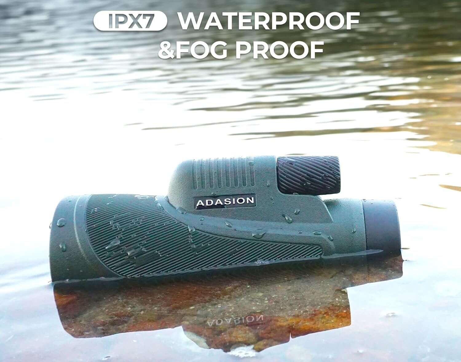 12x56 HD Monocular Telescope High Powered for Adults with Smartphone Adapter, High Powered Monocular Scope with Clear Low Light Vision for Star Watching, Bird Watching, Hiking, Concert 
