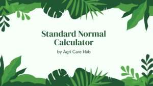 Standard Normal Calculator