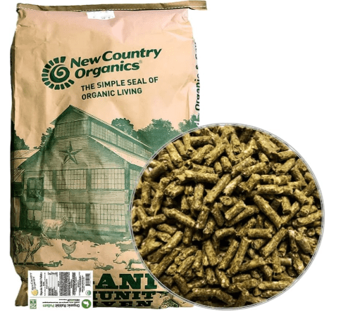 New Country Organics Rabbit Food Pellets - Essential Bunny Supplies - Corn-Free and Soy-Free - 15% Protein Rabbit Feed - Certified Organic and Non-GMO - 25 lbs