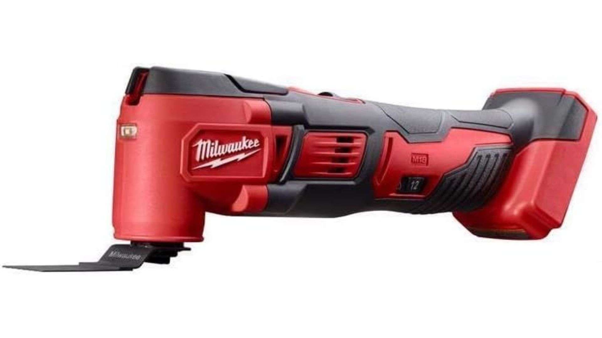 Milwaukee 2626-20 M18 18V Lithium Ion Cordless 18,000 OPM Orbiting Multi Tool with Woodcutting Blades and Sanding Pad with Sheets Included (Battery Not Included, Power Tool Only)