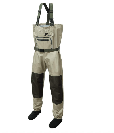 8 Fans Fishing Chest Waders for Men and Women, Waterproof Breathable Stockingfoot Wader -3 Layer Neoprene/Lightweight/Hunting
