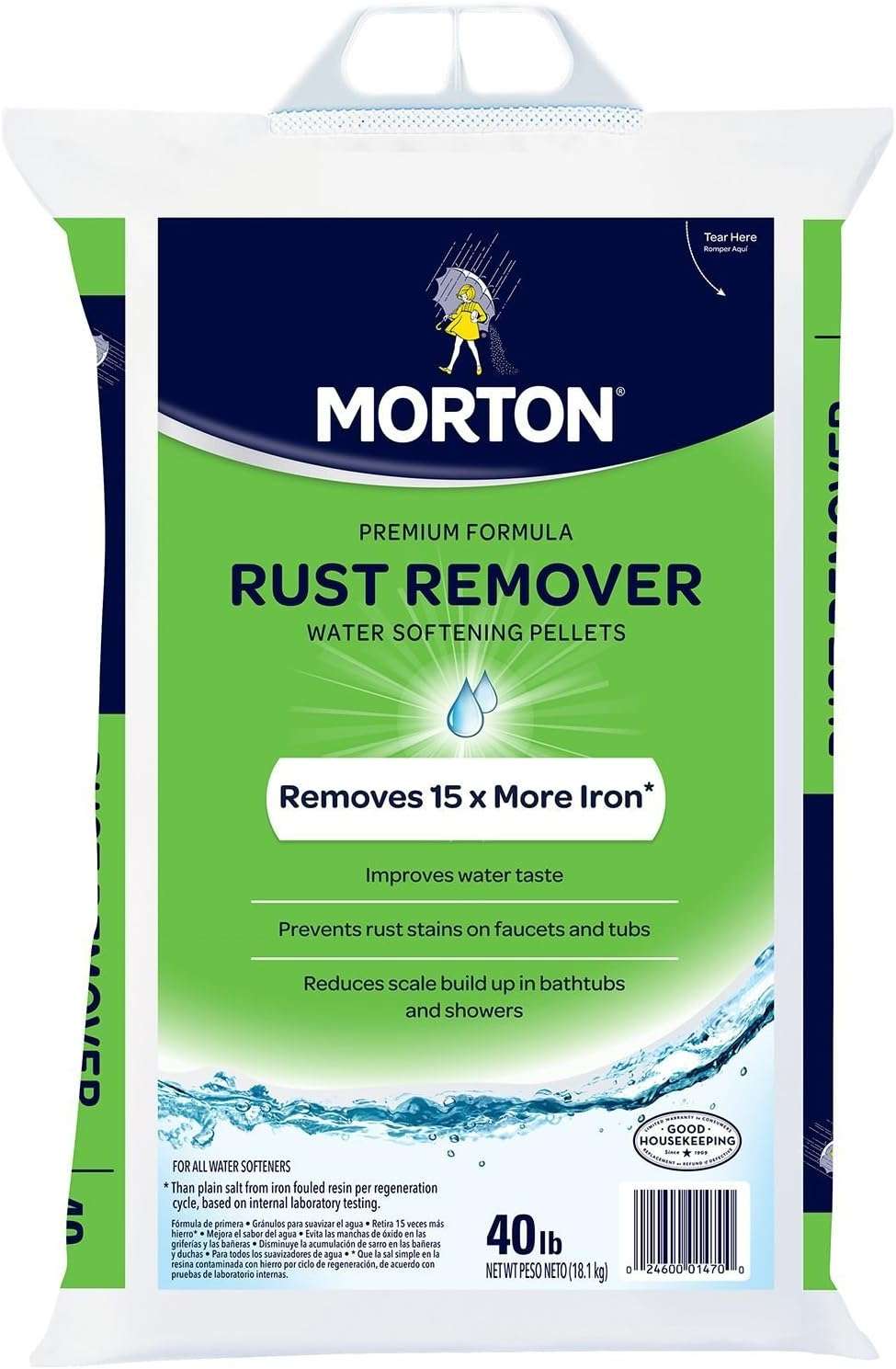 Morton Rust Remover Water Softening Pellets (40 lbs.)