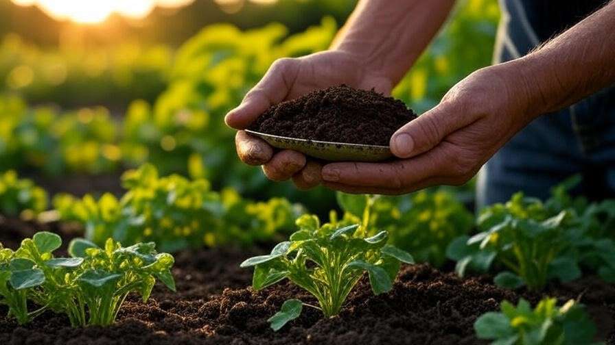 Hands-on soil testing for optimal organic peanut growth preparation