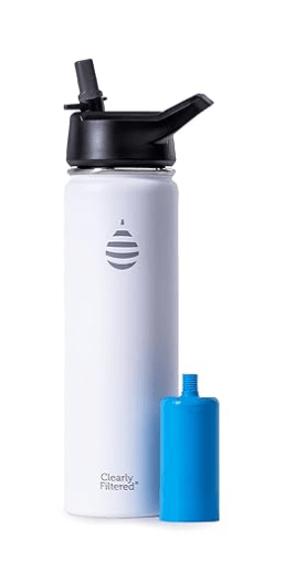 Clearly Filtered Insulated Stainless Steel Filtered Water Bottle