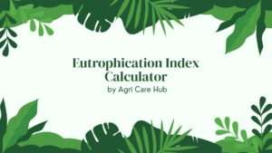 Eutrophication Index Calculator