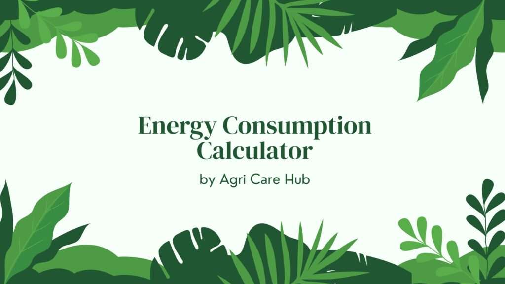 Energy Consumption Calculator
