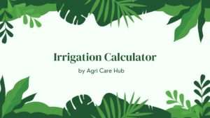 Irrigation Calculator