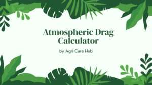 Atmospheric Drag Calculator