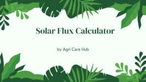 Solar Flux Calculator
