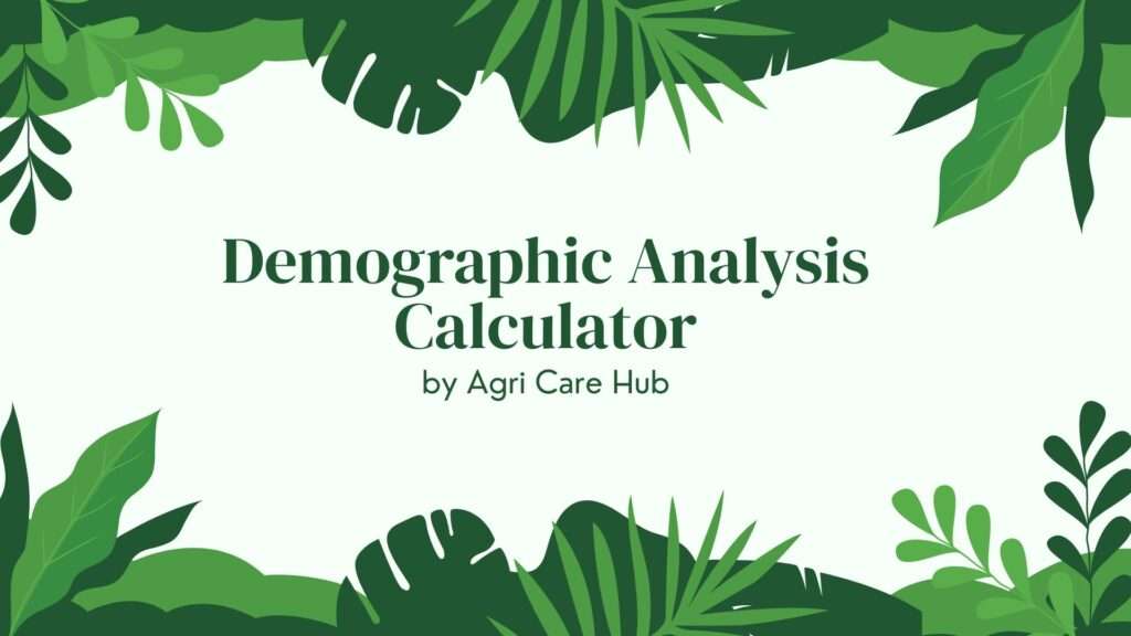 Demographic Analysis Calculator