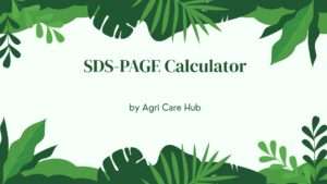 SDS-PAGE Calculator