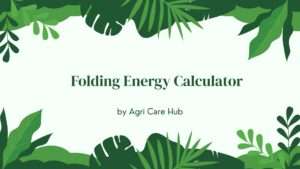 Folding Energy Calculator
