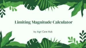 Limiting Magnitude Calculator