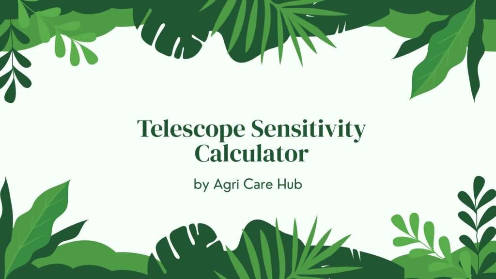 Telescope Sensitivity Calculator