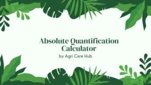 Absolute Quantification Calculator
