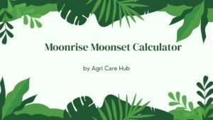 Moonrise Moonset Calculator