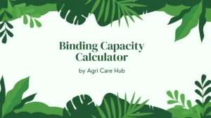Binding Capacity Calculator