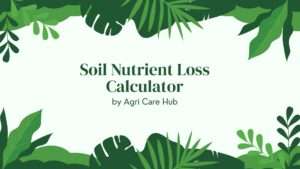 Soil Nutrient Loss Calculator