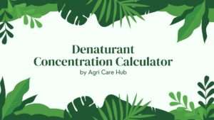 Denaturant Concentration Calculator