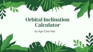 Orbital Inclination Calculator