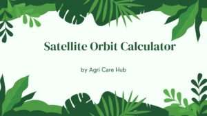 Satellite Orbit Calculator