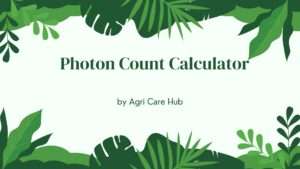 Photon Count Calculator