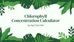 Chlorophyll Concentration Calculator