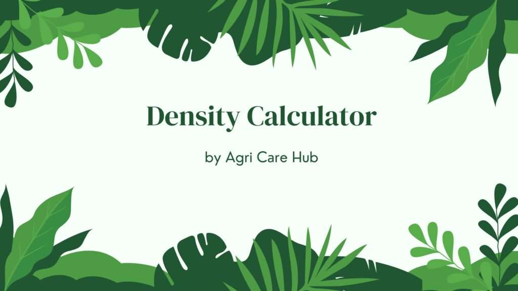 Density Calculator