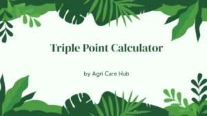 Triple Point Calculator