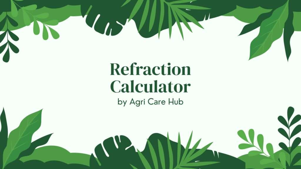 Refraction Calculator