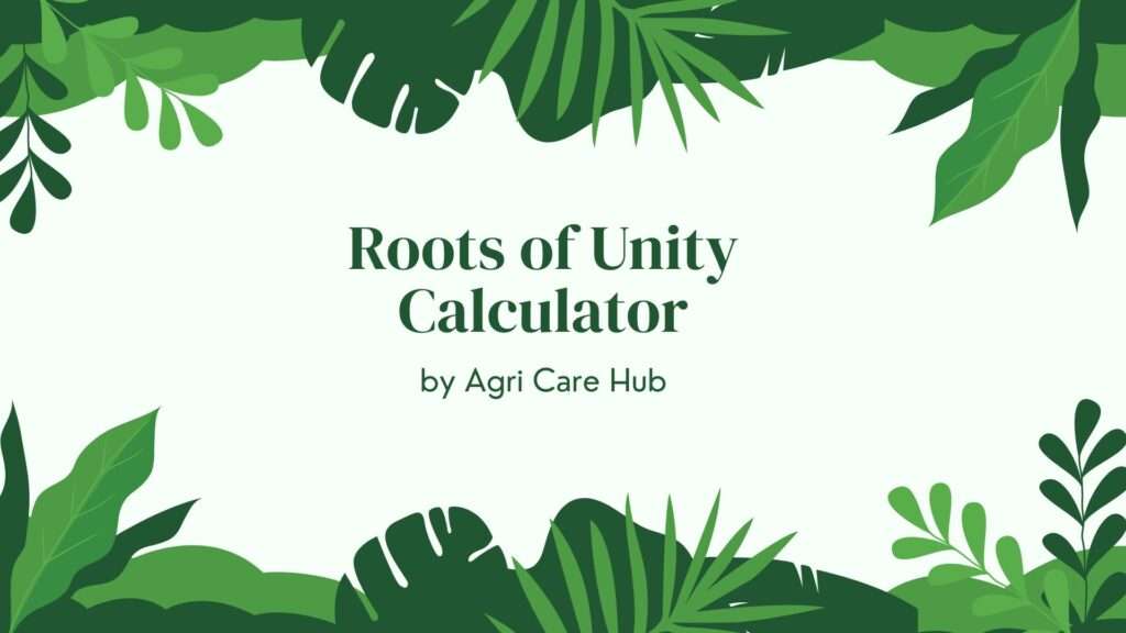 Roots of Unity Calculator