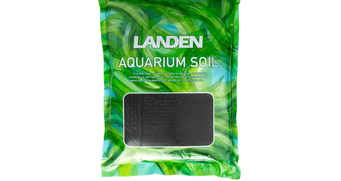 LANDEN Aqua Soil Substrate 5L(10lbs) for Natural Planted Aquarium, Plant or Shrimp Stratum, Clay Gravel and Stable Porous Substrate for Freshwater Aquarium, Black Color 