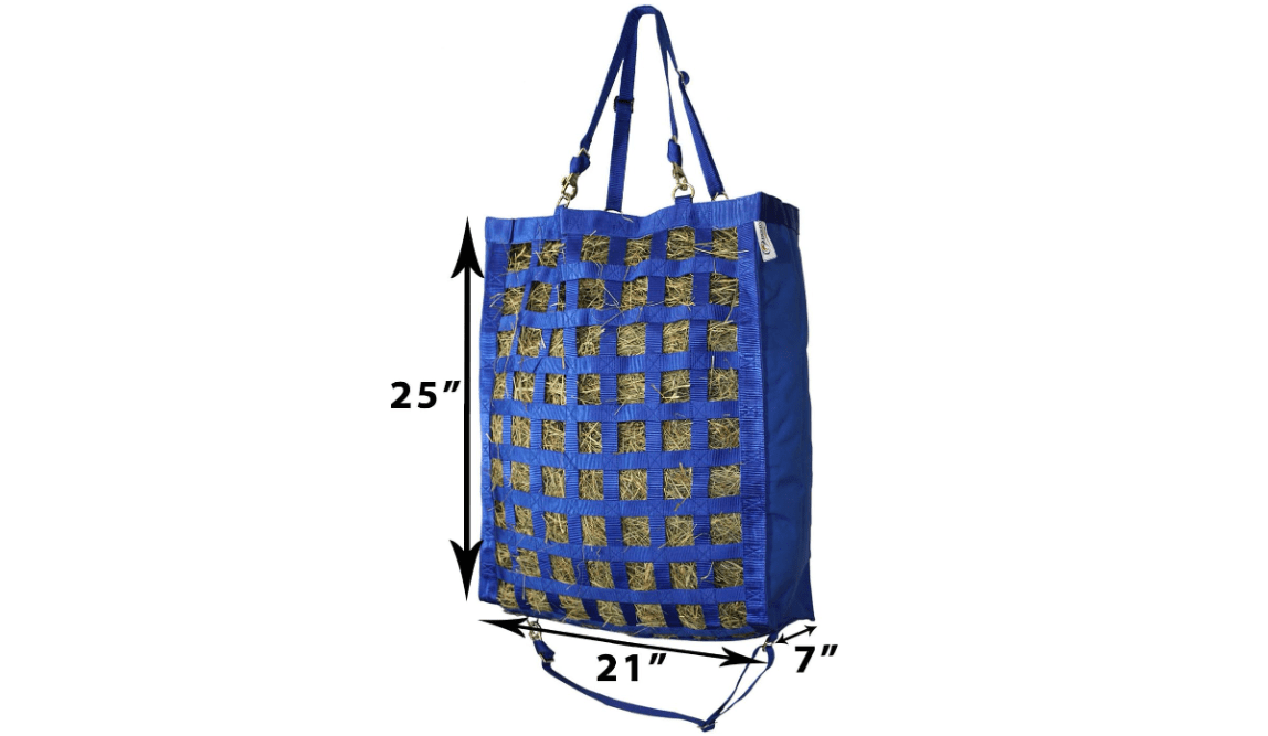 Derby Originals Front Web Slow Feeder Horse Hay Bag Super Tough Bottom with 6 Month Warranty 