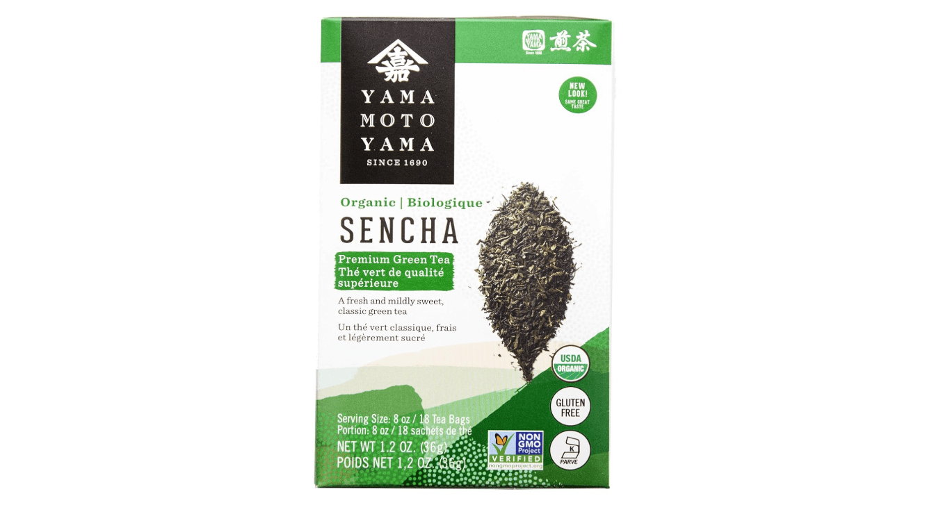 Yamamotoyama Organic Sencha Green Tea Bag 18 ct (Pack of 6) 