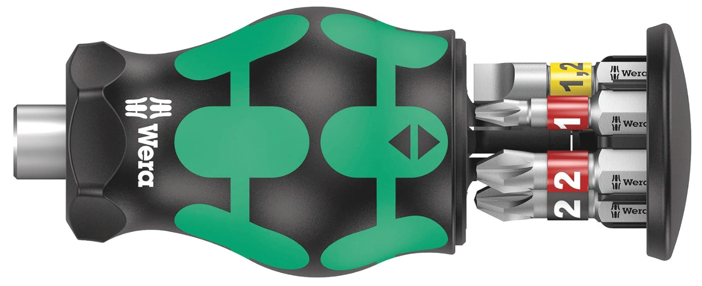 Wera Kraftform Kompakt Stubby Magazin 2 Screwdriver 