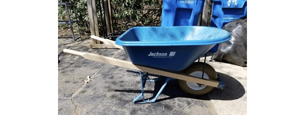 Edward Tools 60” Wood Replacement Wheelbarrow Handles for Jackson Wheelbarrows, Ames, Craftsman, M Series - Heavy Duty Hardwood with Tough Seal Coat - Pre Drilled Holes - Easy Install 