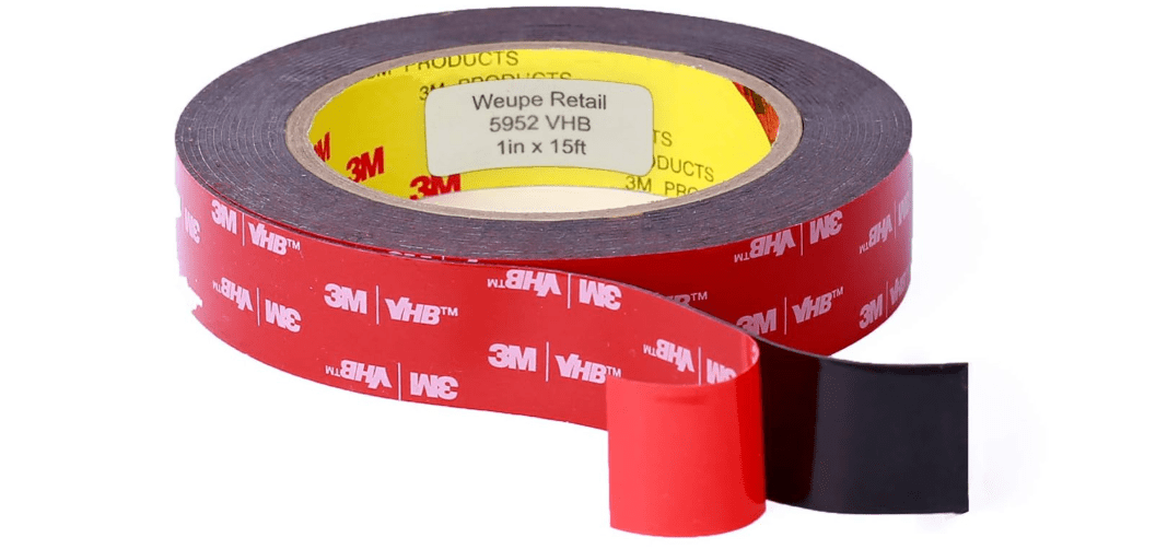 5952 VHB Tape: 2.5cm . x 15 ft. (Black)
