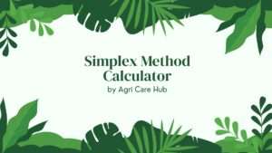 Simplex Method Calculator