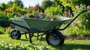 folding wheelbarrow