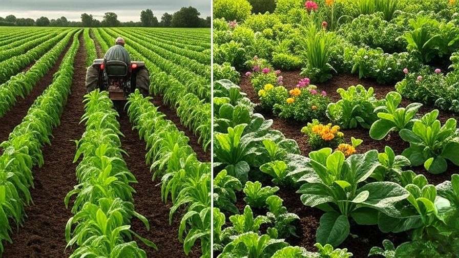 agriculture vs permaculture