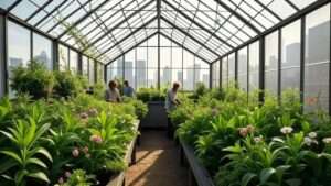 rooftop greenhouse description