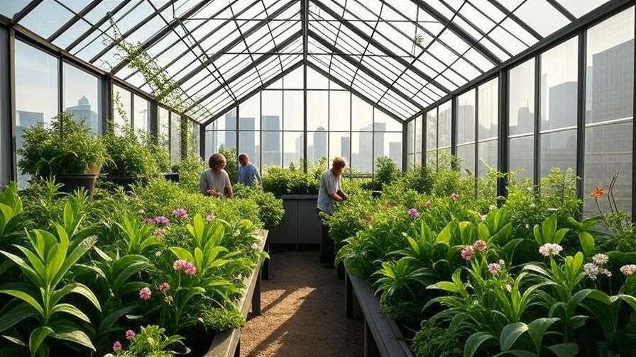 rooftop greenhouse description