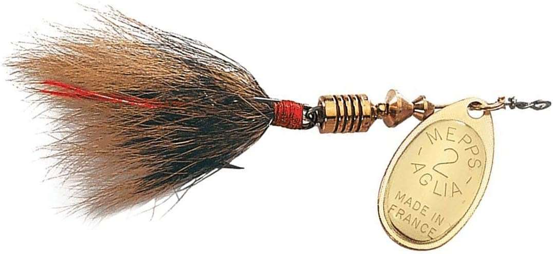 Mepps Aglia 1/8 Oz Gold-Brown - B1ST G-BR