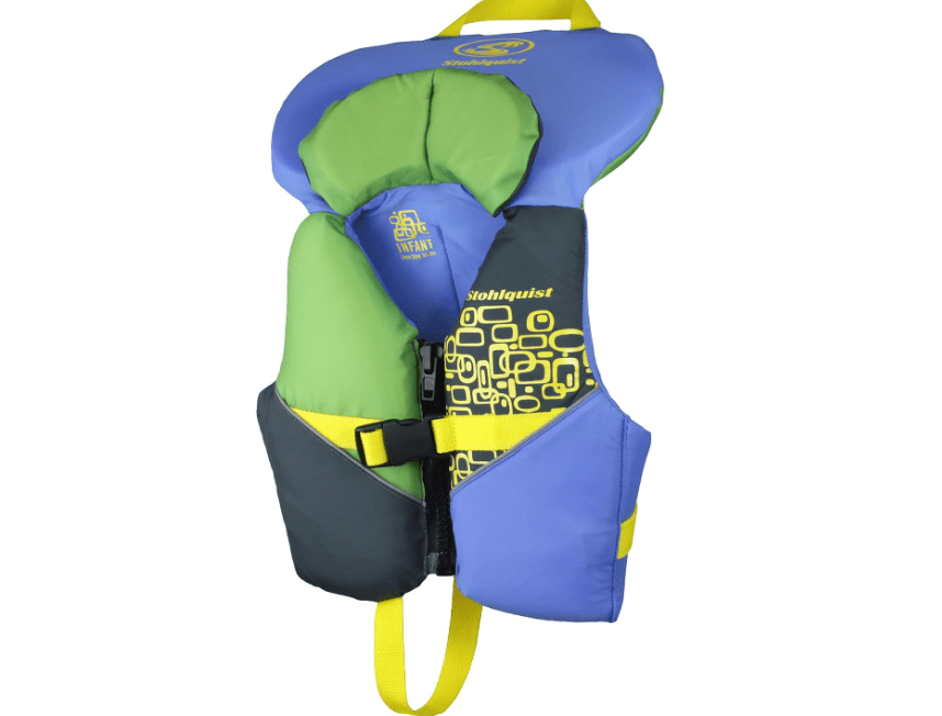 Stohlquist Infant Life Jacket, US Coast Guard Approved, Type II Life Vest (20-30 lbs) for Babies and Toddlers