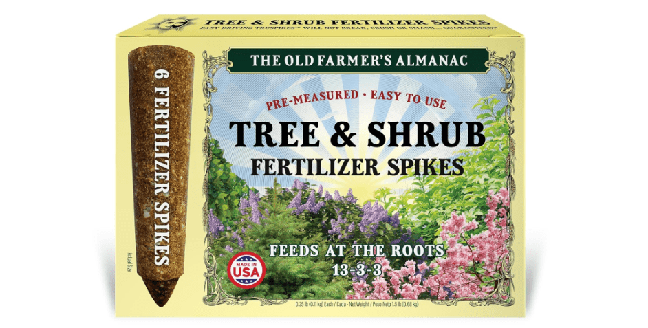 The Old Farmer's Almanac Tree & Shrub Fertilizer Spikes (Box of 6 Spikes