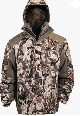 HOT SHOT Men’s 3-in-1 Insulated Camo Hunting Parka, Waterproof Jacket, Versatile Camouflage Hunting Clothes for Men