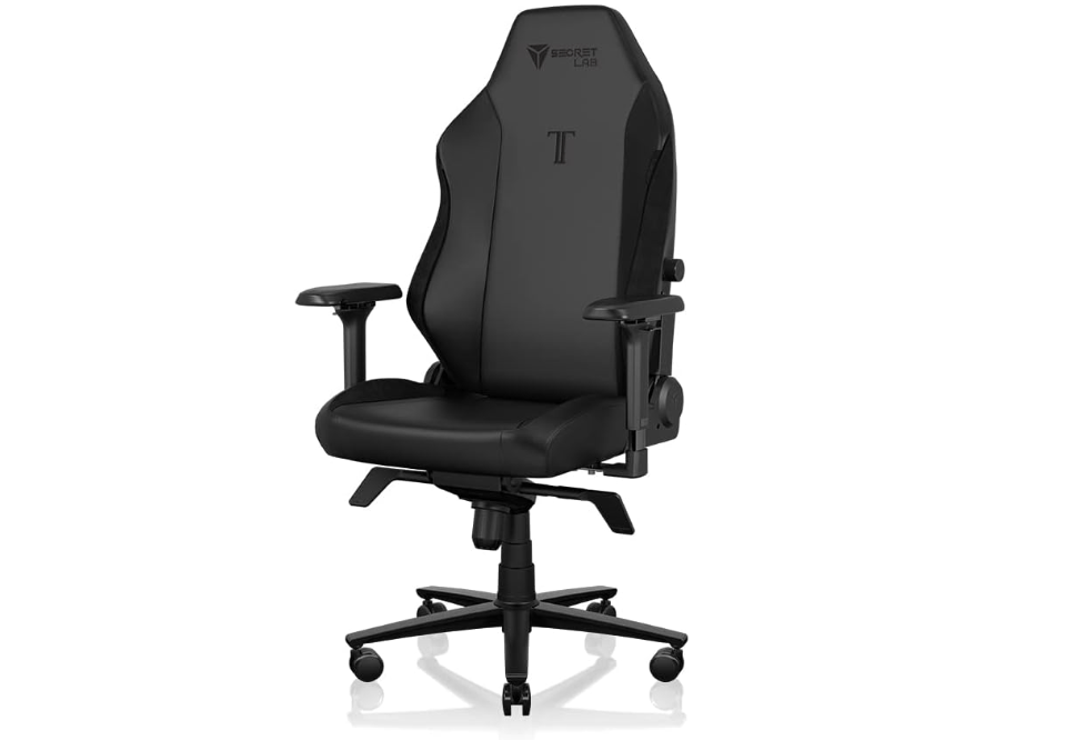 Secretlab Titan Evo Black Gaming Chair - Reclining, Ergonomic & Heavy Duty Computer Chair with 4D Armrests, Magnetic Head Pillow & Lumbar Support - Big and Tall Up to 395 lbs - Black 