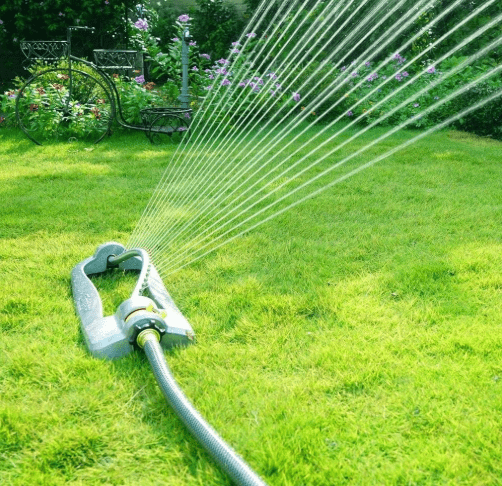 Melnor 4000 Sq.Ft. Turbo Metal Oscillating Lawn Sprinkler, Green